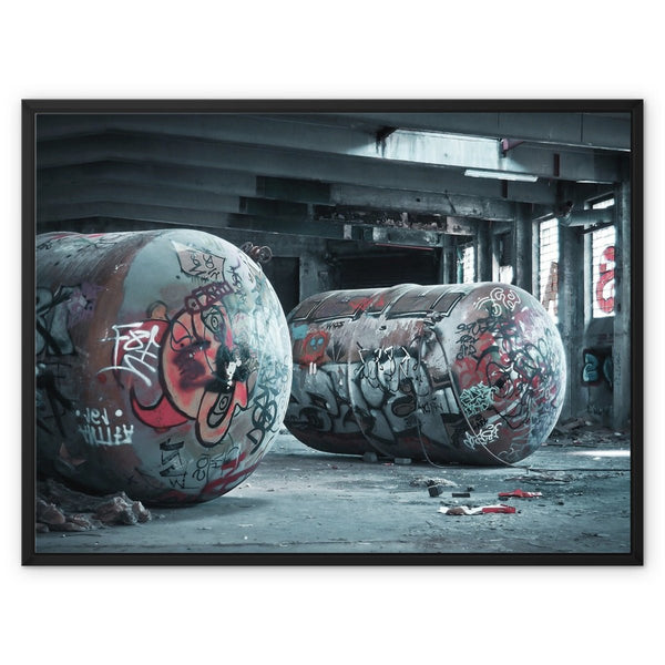 Lost Places 2 7 - Street Art Canvas Print by doingly