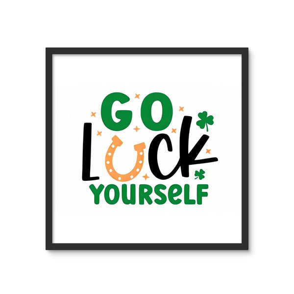 Luck Yourself 3 - Tile Art Print by doingly