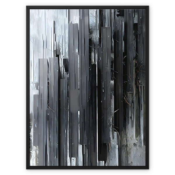 Mine Shaft - Abstract Canvas Print by doingly