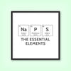 NAPS (Elements) 1 - Tile Art Print by doingly