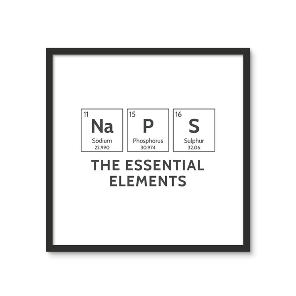 NAPS (Elements) 3 - Tile Art Print by doingly