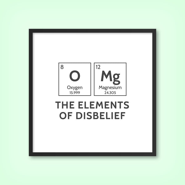 OMG (Elements) 1 - Tile Art Print by doingly