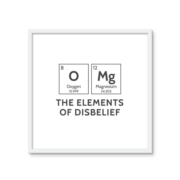 OMG (Elements) 2 - Tile Art Print by doingly