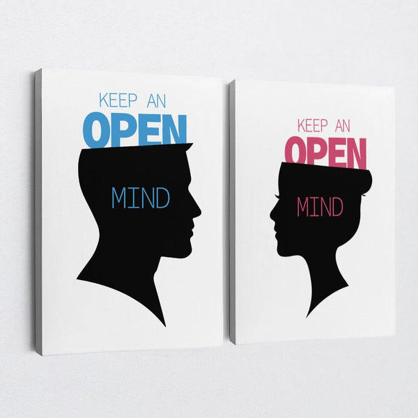 Open Mind 1 - Dual Canvas Print by doingly