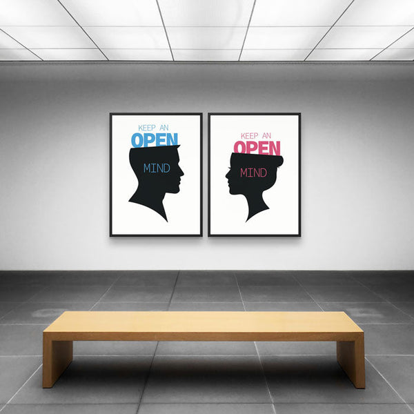 Open Mind 3 - Dual Canvas Print by doingly