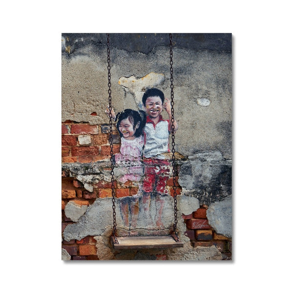 Play Time - Street Art Canvas Print by doingly
