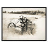 Plowing's Past 8 - Farm Life Canvas Print by doingly
