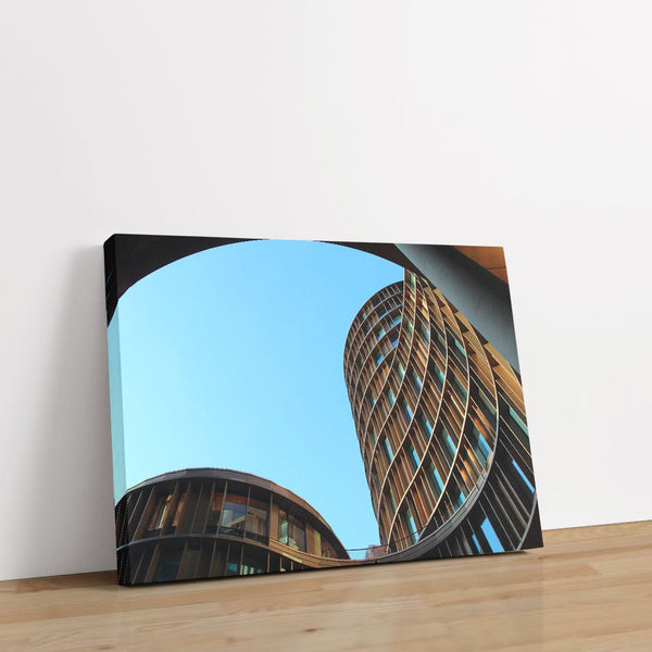 Round Resolute - Architectural Canvas Print by doingly