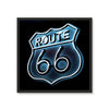 Route 66 (Neon Tile) 3 - Tile Art Print by doingly