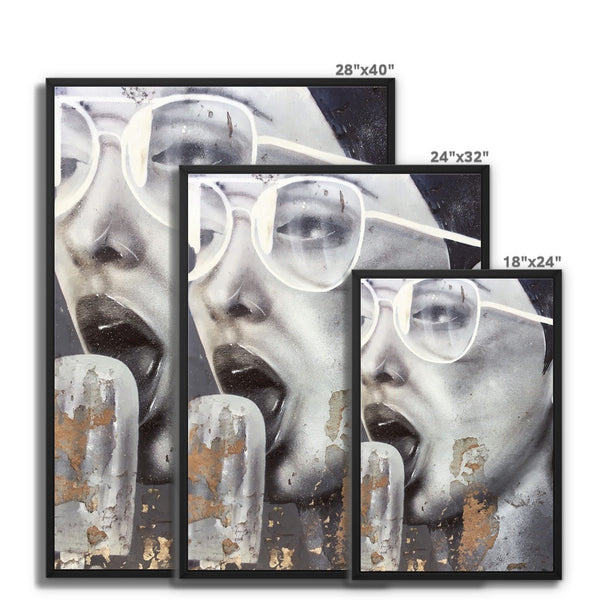 Stay Cool 8 - Street Art Canvas Print by doingly