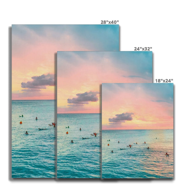 Surf Time 2 6 - Landscapes Canvas Print by doingly
