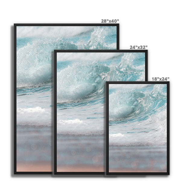 Teal & Tides 8 - Landscapes Canvas Print by doingly