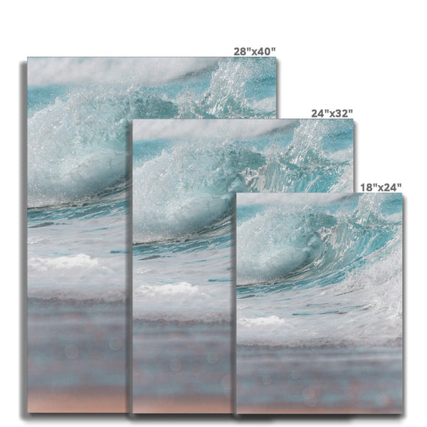 Teal & Tides 6 - Landscapes Canvas Print by doingly
