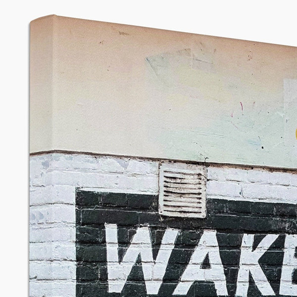 The Wakening - Street Art Canvas Print by doingly