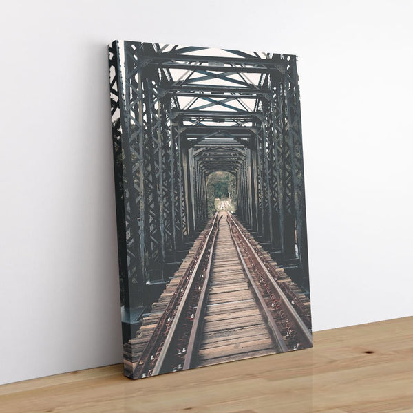 Trestle On 1 - Architectural Canvas Print by doingly
