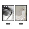 Waves Vortex 2 - Abstract Canvas Print by doingly
