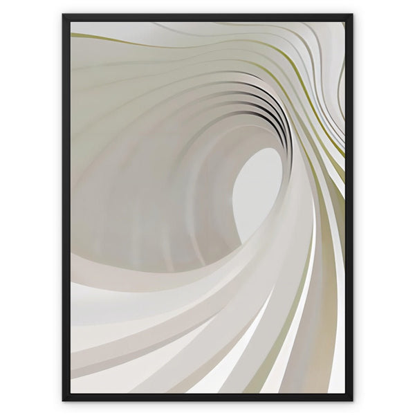 Waves Vortex - Abstract Canvas Print by doingly