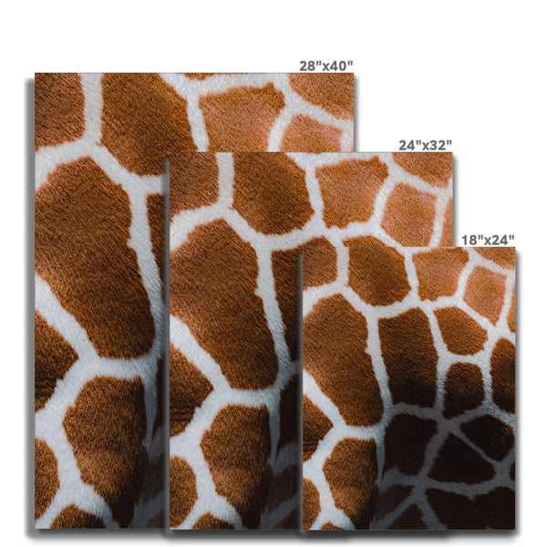 Giraffe Spots 7 - Animal Canvas Print by doingly