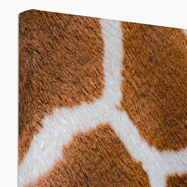 Giraffe Spots 3 - Animal Canvas Print by doingly