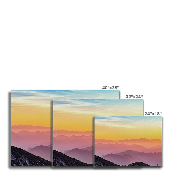 Highland Gradient 6 - Landscapes Canvas Print by doingly