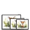 Jungle Baby Animals - Deer 5 - Animal Poster Print by doingly