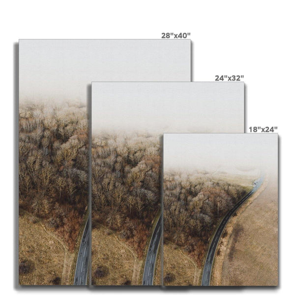 Less Traveled 7 - Landscapes Canvas Print by doingly