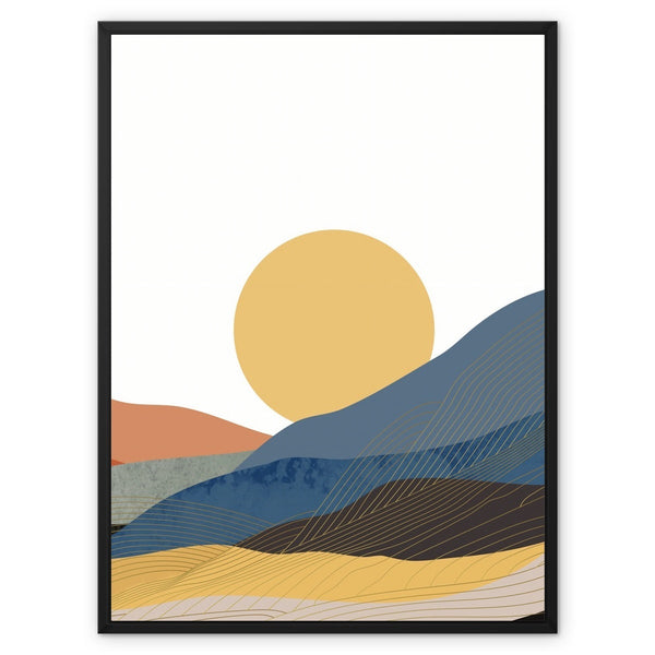 Minimal Mountains - Dual Canvas Print by doingly