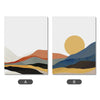 Minimal Mountains 2 - Dual Canvas Print by doingly