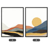 Minimal Mountains 3 - Dual Canvas Print by doingly