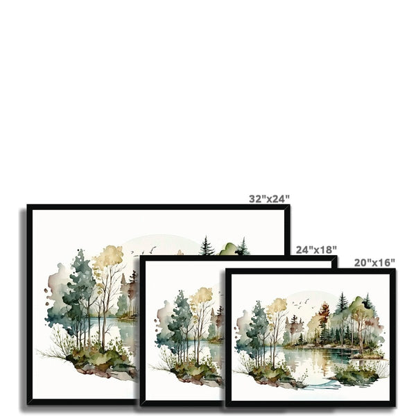 Nature's Serenity - Cozy Forest 3 5 - Landscapes Poster Print by doingly