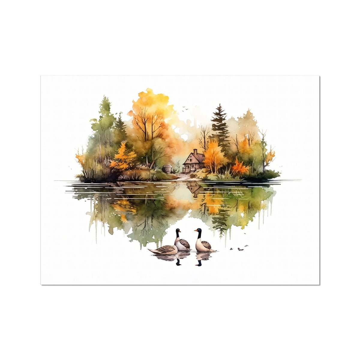 Nature's Serenity - Cozy Forest 4 6 - Landscapes Poster Print by doingly