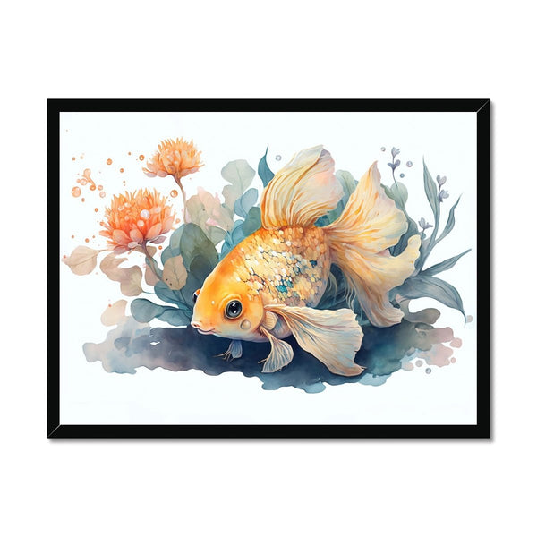 Nature's Serenity - Goldfish Blossoms 1 1 - Animal Poster Print by doingly