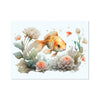 Nature's Serenity - Goldfish Blossoms 3 6 - Animal Poster Print by doingly