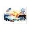 Nature's Serenity - Serene Sunsets 1 6 - Landscapes Poster Print by doingly