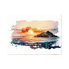 Nature's Serenity - Serene Sunsets 2 6 - Landscapes Poster Print by doingly