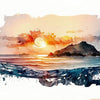 Nature's Serenity - Serene Sunsets 2 2 - Landscapes Poster Print by doingly