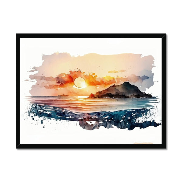 Nature's Serenity - Serene Sunsets 2 1 - Landscapes Poster Print by doingly