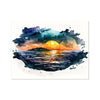 Nature's Serenity - Serene Sunsets 3 6 - Landscapes Poster Print by doingly