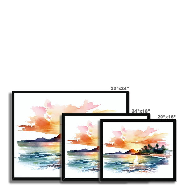 Nature's Serenity - Serene Sunsets 4 5 - Landscapes Poster Print by doingly