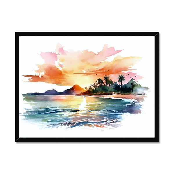 Nature's Serenity - Serene Sunsets 4 1 - Landscapes Poster Print by doingly