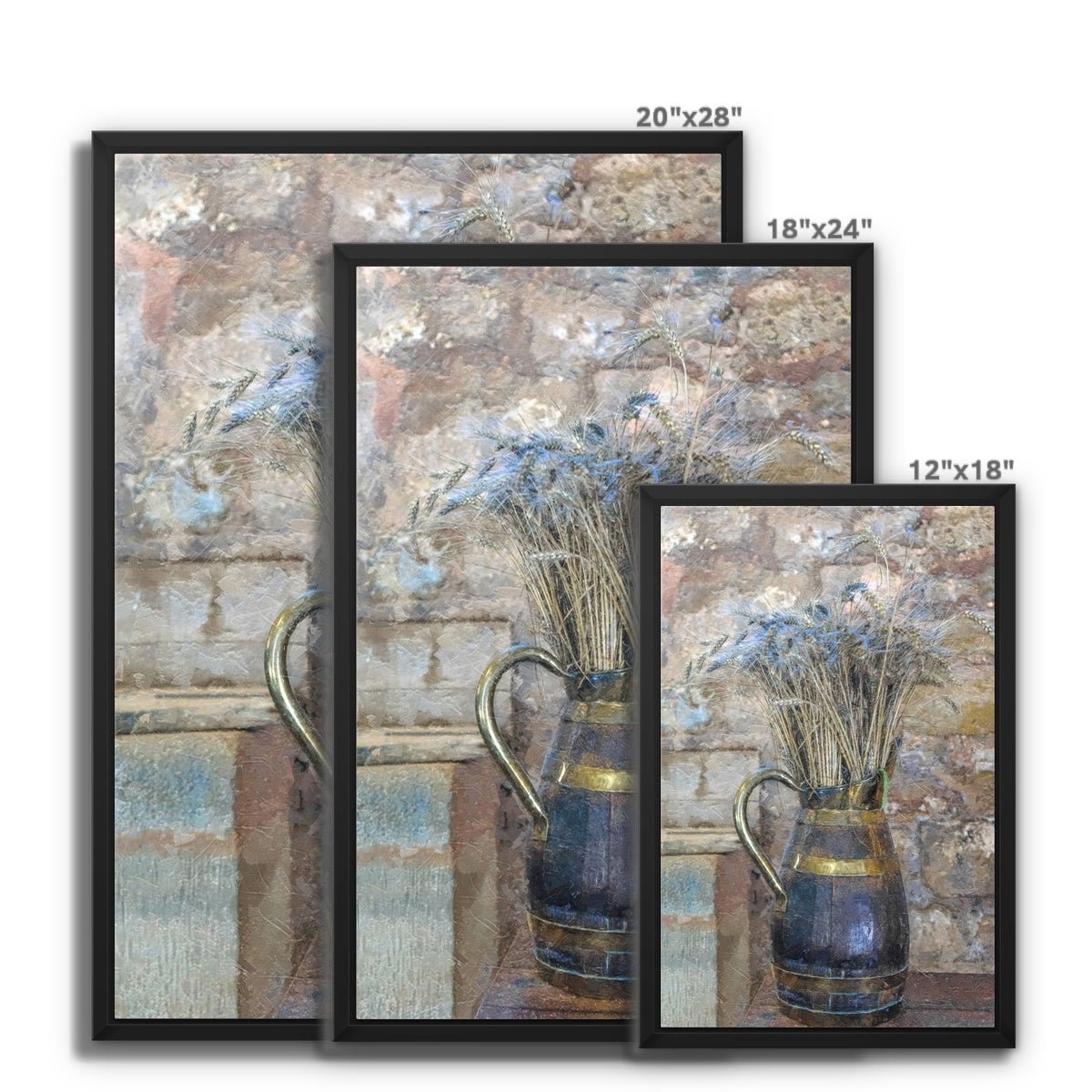 Neat Wheat 10 - Close-ups Canvas Print by doingly