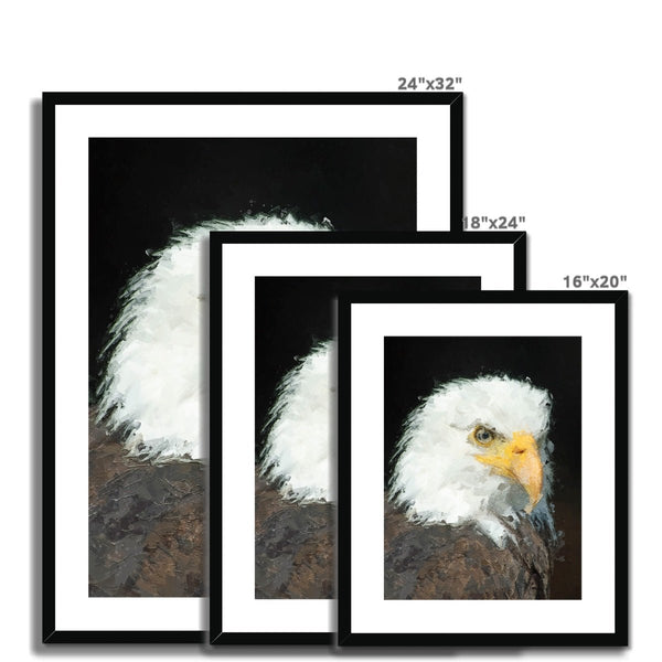 Portrait - Bald Eagle 4 - Animal Matte Print by doingly