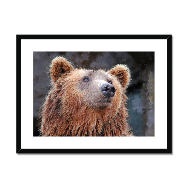 Portrait - Bear 1 - Animal Matte Print by doingly