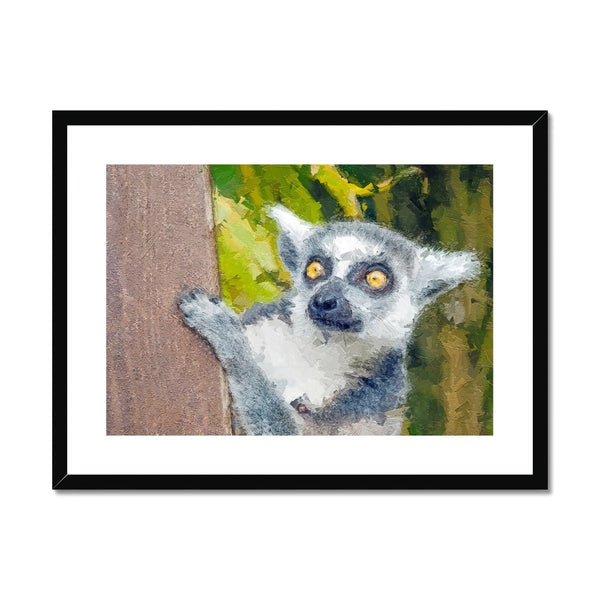 Portrait - Lemur 1 - Architectural Matte Print by doingly
