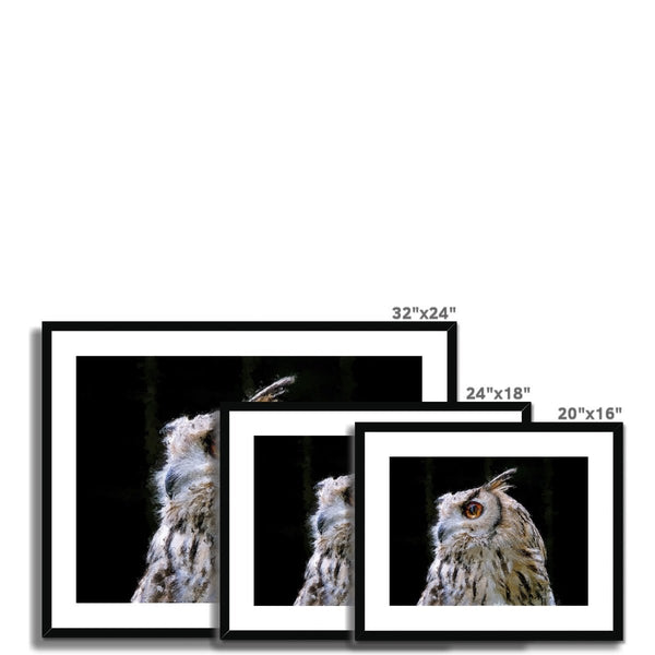 Portrait - Owl 5 - Animal Matte Print by doingly