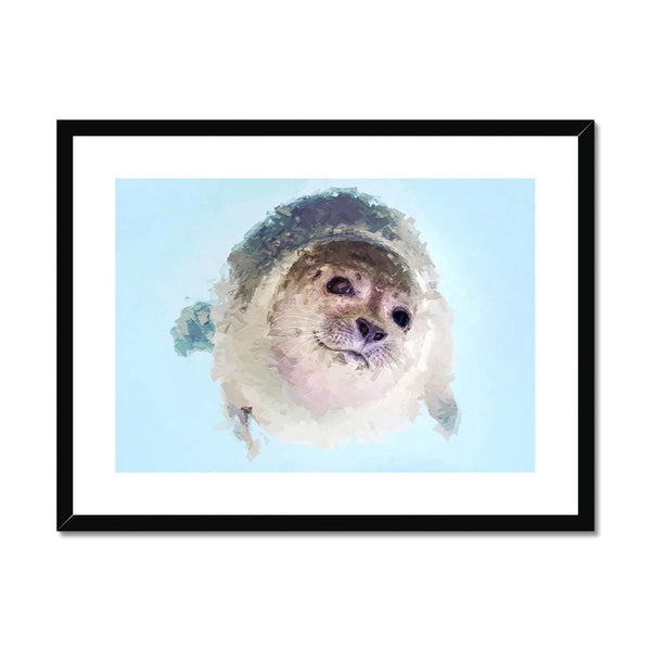 Portrait - Seal 1 - Animal Matte Print by doingly