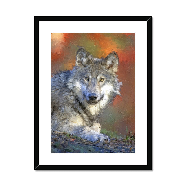 Portrait - Wolf 1 - Animal Matte Print by doingly
