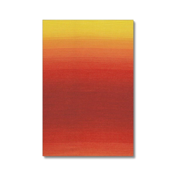 Warm Rising 2 - Abstract Canvas Print by doingly