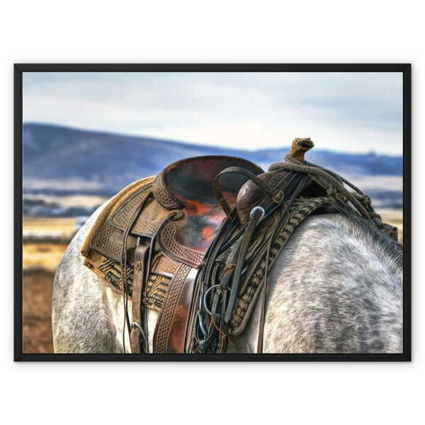 Saddled 8 - Animal Canvas Print by doingly