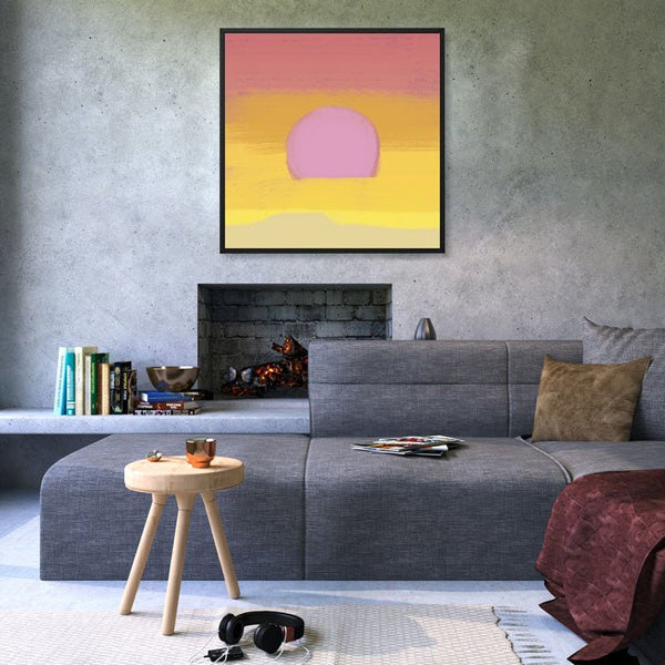 Sunrise 02 - Abstract Canvas Print by doingly